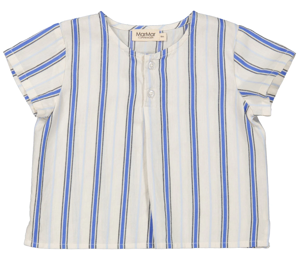 Tero, T-shirt - Chambray Stripe 3 Tero, T-shirt - Chambray Stripe
