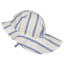 Alba Baby Long, Hat - Chambray Stripe