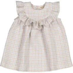 Drine SS, Dress - Summer Check -marmar copenhagen shop 252 378 31 1688 2