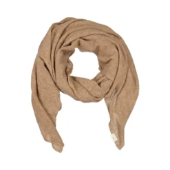 Ario W, Cashmere Scarf - Light Camel Melange