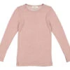Tamra Wool Pointelle T-Shirt - Burnt Rose -marmar copenhagen shop 52db7d8e0059f2b13374484122c8102a