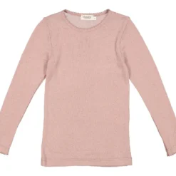 Tamra Wool Pointelle T-Shirt - Burnt Rose