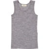 Tavi, Wool Pointelle Undershirt - Grey Melange