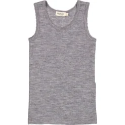Tavi, Wool Pointelle Undershirt - Grey Melange