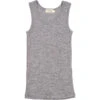 Tavi, Wool Ribbed Undershirt - Grey Melange