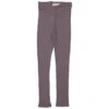 Play Wool Pointelle Leggings - Plum