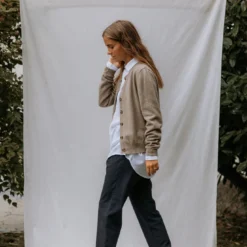 Tepi W, Kashmir Cardigan - Linseed Mel. -marmar copenhagen shop MARMAR AW23 OUTERWER 128of329