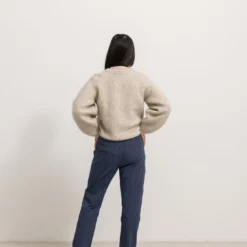 Tota W, Sweater - Cashew Melange -marmar copenhagen shop MarMar AW24 STL Woman 6 JPG