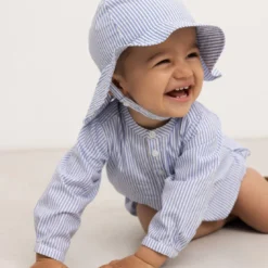 Totoro, Shirt - Bolich Blue Strips -marmar copenhagen shop MarMar SS25 STL 115 JPG