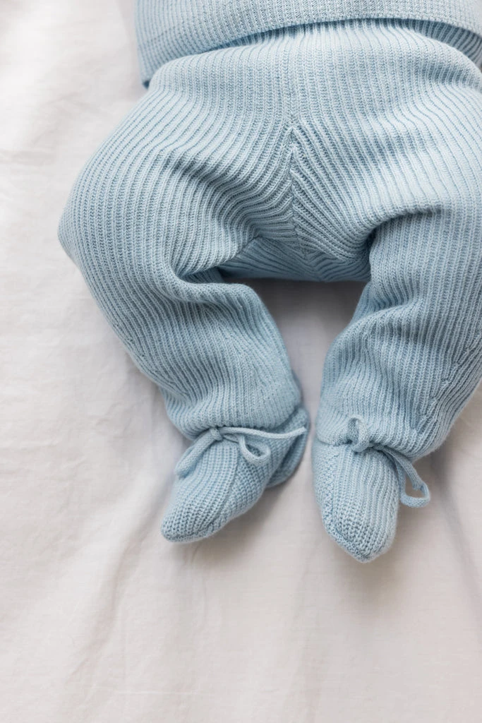 Pira, Knit Pants - Clear Sky 5 Pira, Knit Pants - Clear Sky - Image 3