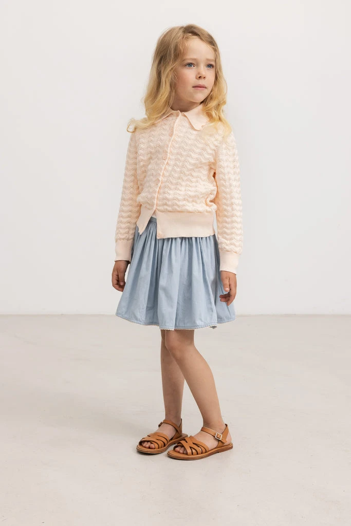 Tulda, Knit Cardigan - Soft Pink 4 Tulda, Knit Cardigan - Soft Pink - Image 2