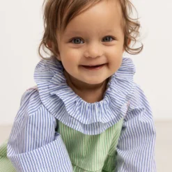 Daely, Dress - Cale Green Stripe -marmar copenhagen shop MarMar SS25 STL 75 JPG