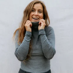 Trisha W, Blouse - Mid Gray Melange -marmar copenhagen shop Marmar OW24 Woman 17