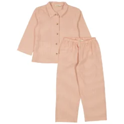 Pajama Set, Pajama Set - Soft Cheek Stripe
