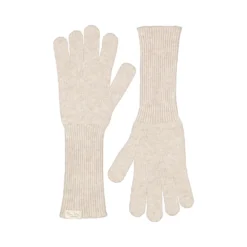 Aske Long W, Cashmere Gloves - Llama Melange