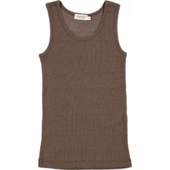 Tavi, Wool Ribbed Undershirt - Terre