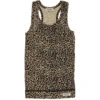 Leo Tank, Top - Brown Leo
