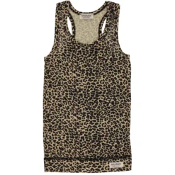 Leo Tank, Top - Brown Leo