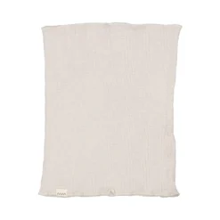 Buff, Wool Rib Neck Gaiter - Pepple