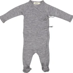 Rubetta, Wool Rib Jumpsuit - Grey Melange