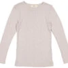 Tamra, Wool Pointelle T-shirt - Soft Dove