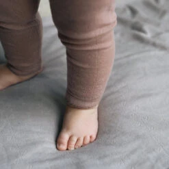 Play Wool Pointelle Leggings - Burnt Rose -marmar copenhagen shop mariafranck 17