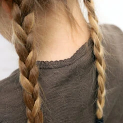 Tamra, Wool Pointelle T-shirt - Terre -marmar copenhagen shop mariafranck 27